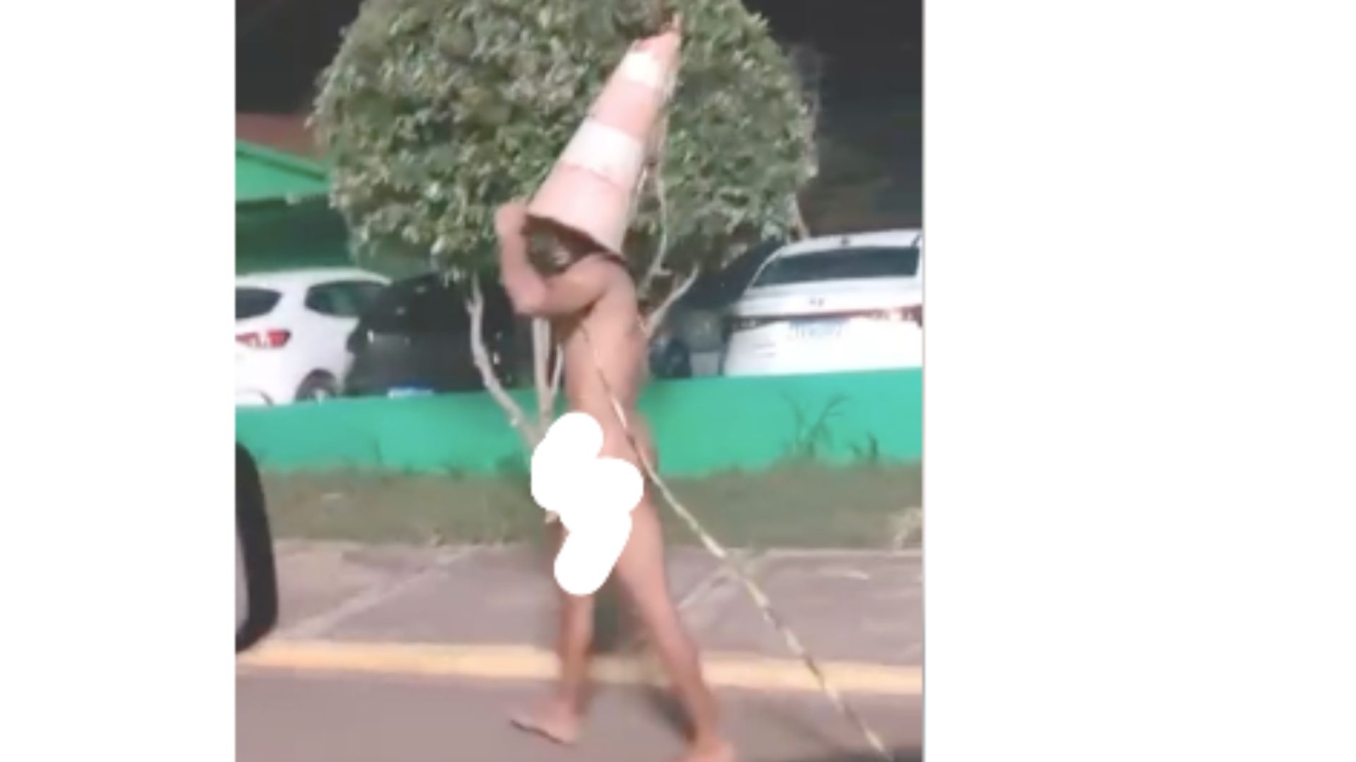 &Eacute; o 'Ricard&atilde;o'? Homem anda pelad&atilde;o pelas ruas de Bonito (v&iacute;deo)  