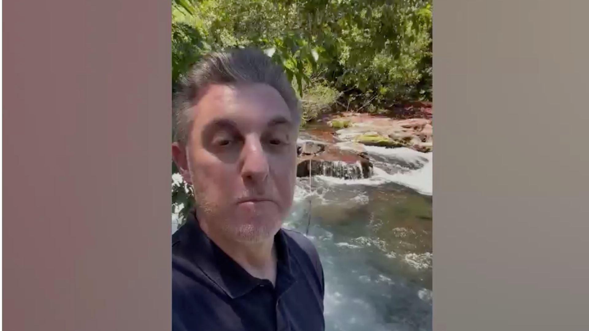 Luciano Huck visita atrativo em Jardim, mas cita Bonito e gera revolta nas redes
