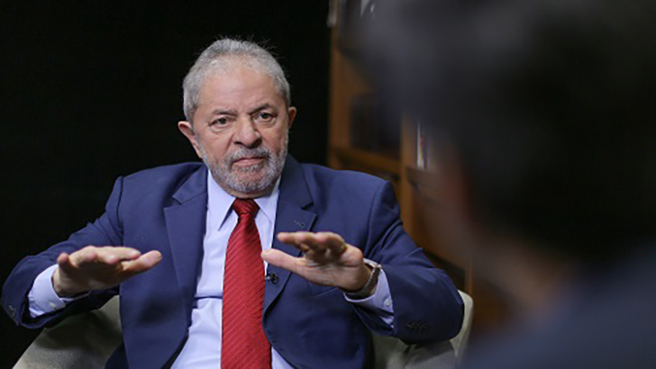 Ex-presidente Lula durante entrevista - Foto: Ricardo Stuckert/Instituto Lula /  