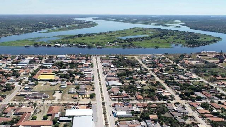 Porto Murtinho fica às margens do Rio Paraguai. (Foto: Toninho Ruiz) / Aline dos Santos 